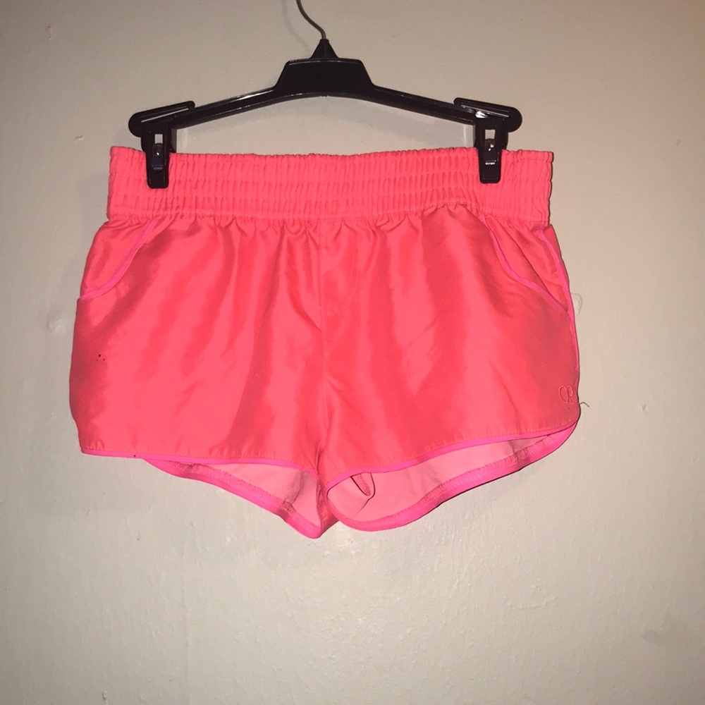 Pink swim shorts